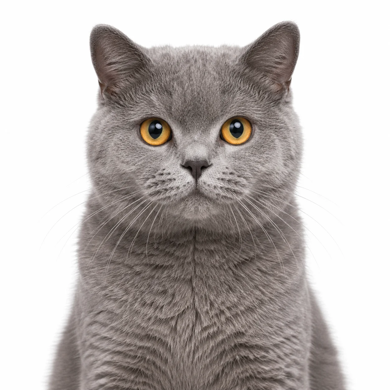 Clear front-facing pet portrait